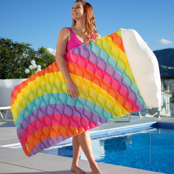 Bestway Saltea gonflabiă „Curcubeu”, 76x161x25 cm