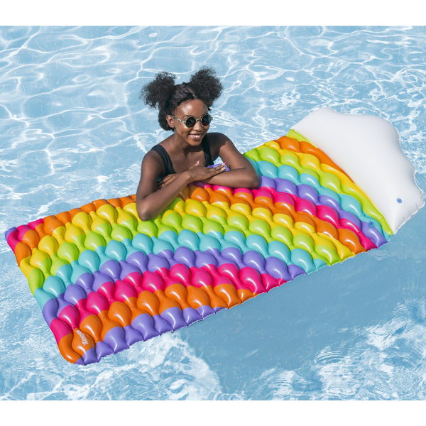 Bestway Saltea gonflabiă „Curcubeu”, 76x161x25 cm