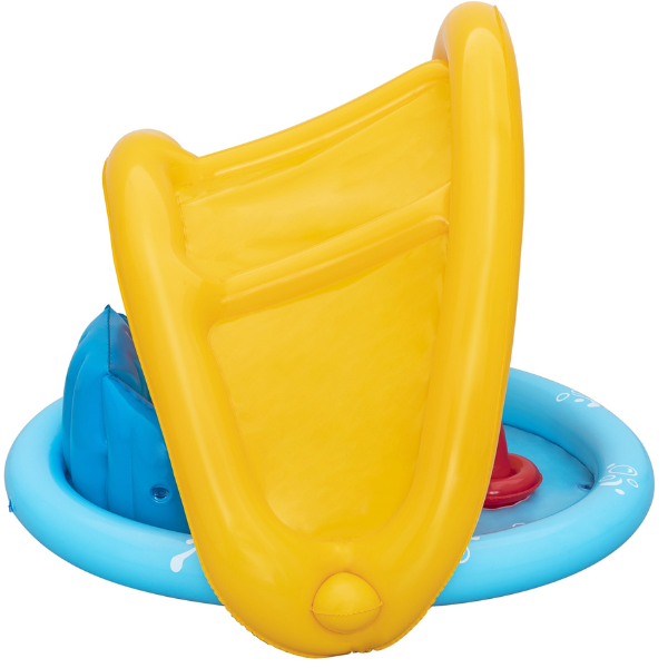 Bestway Piscină gonflabilă pentru copii cu baldachin „Scoica de mare” 115x89x76 cm, 45 L, de la 6 luni