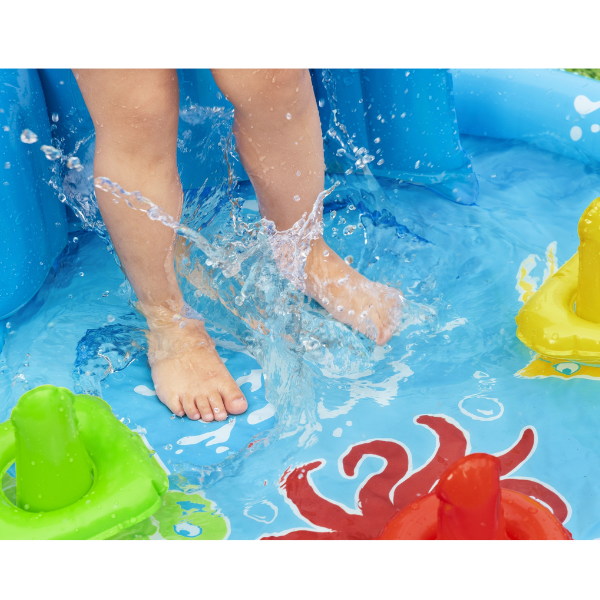 Bestway Piscină gonflabilă pentru copii cu baldachin „Scoica de mare” 115x89x76 cm, 45 L, de la 6 luni