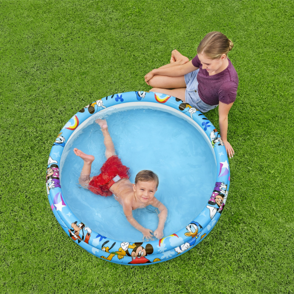 Bestway Piscină gonflabilă pentru copii „Mickey Mouse”, 122х25 cm,140 L, 2+