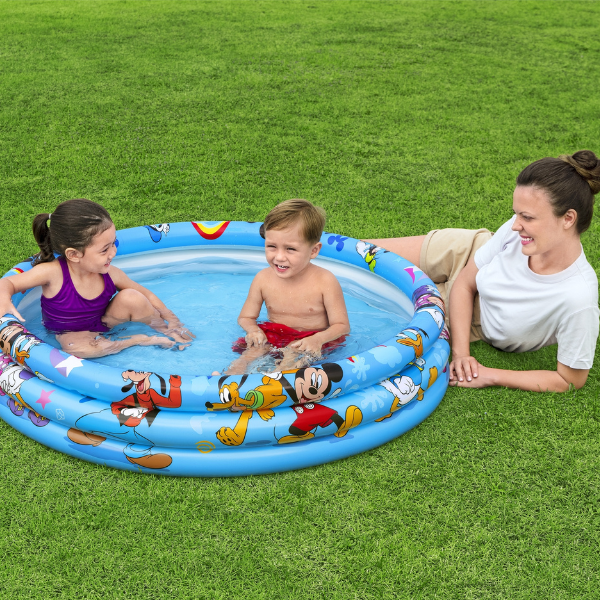 Bestway Piscină gonflabilă pentru copii „Mickey Mouse”, 122х25 cm,140 L, 2+