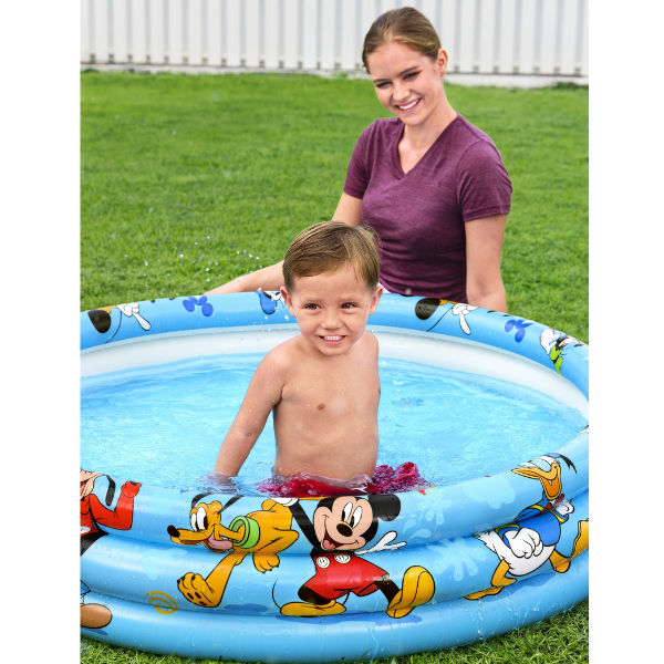 Bestway Piscină gonflabilă pentru copii „Mickey Mouse”, 122х25 cm,140 L, 2+