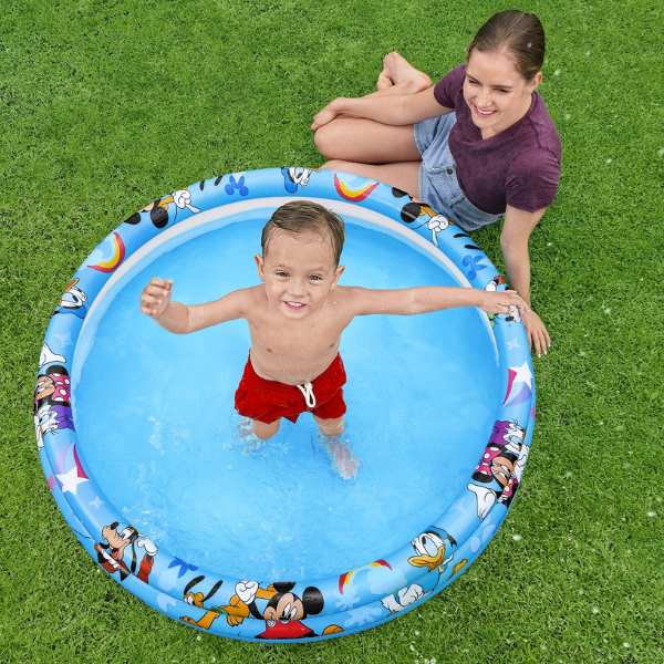 Bestway Piscină gonflabilă pentru copii „Mickey Mouse”, 122х25 cm,140 L, 2+
