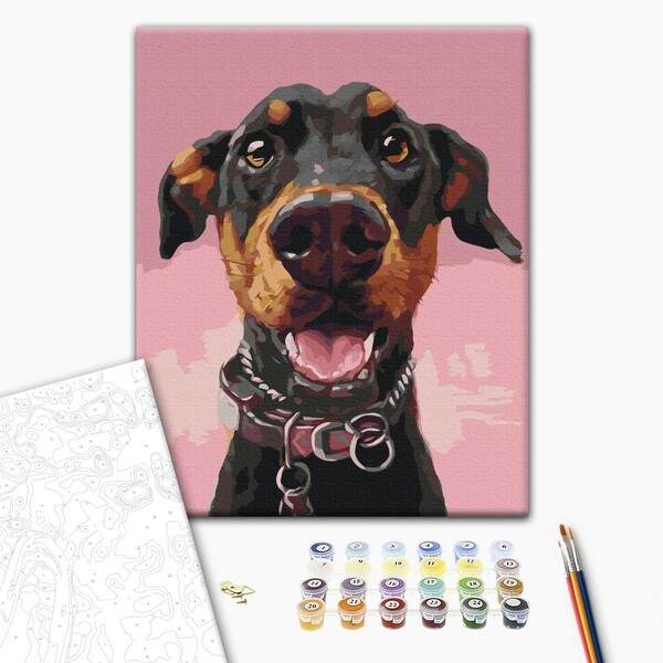 Pictură pe numere 40*50 cm (în cutie) – Urmează-ți nasul 2