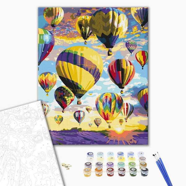 Pictură pe numere 40*50 cm (în cutie) – Vise în cer