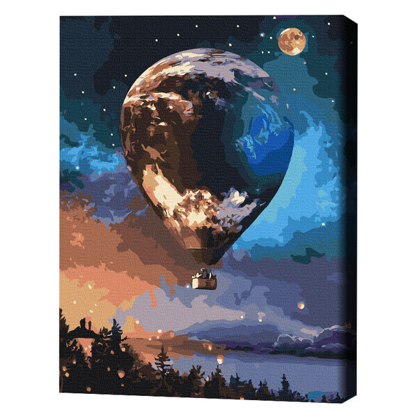 Cumpara  Picturi prin numere - Pictură pe numere 40*50 cm (în cutie) – Balon..