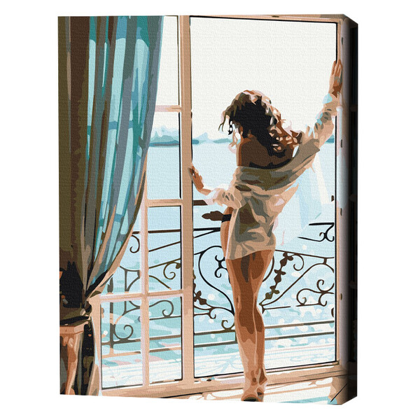 Cumpara  Picturi prin numere - Pictură pe numere 40*50 сm (fără cutie) – Dim..