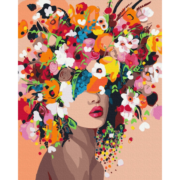 Pictură pe numere 40*50 cm (în cutie) – Nimfa florilor