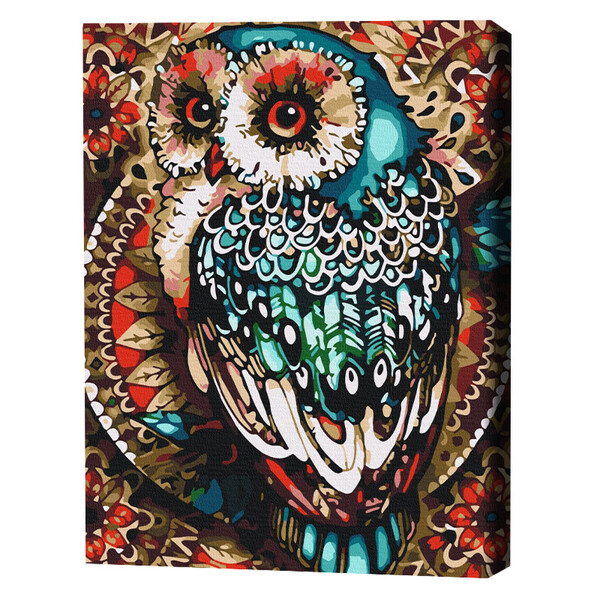 Cumpara  Picturi prin numere - Pictură pe numere 40*50 cm (în cutie) – Bufni..