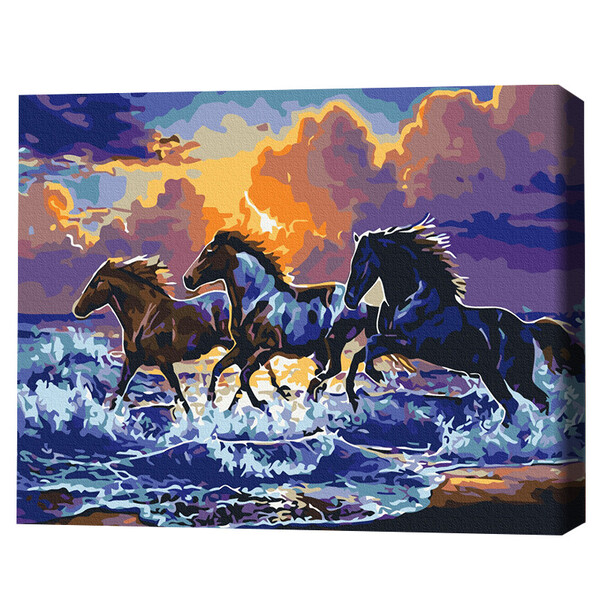 Cumpara  Picturi prin numere - Pictură pe numere 40*50 cm (în cutie) – Hergh..