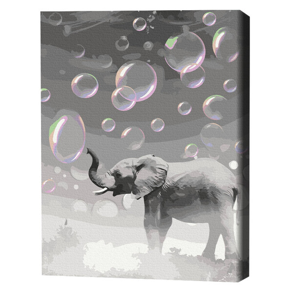 Cumpara  Creativitate/Logică - Pictură pe numere 40*50 cm (în cutie) – Elefa..
