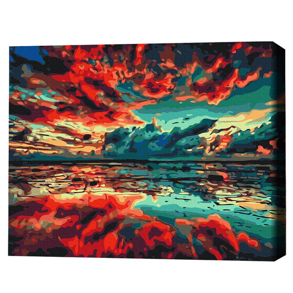 Cumpara  Picturi prin numere - Pictură pe numere 40*50 cm (în cutie) – Refle..