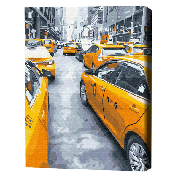 Cumpara  Picturi prin numere - Pictură pe numere 40*50 cm (în cutie) – Taxi ..