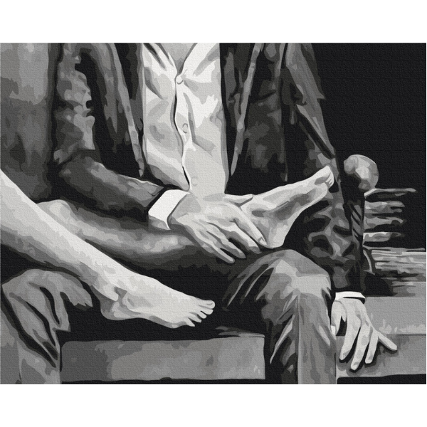 Pictură pe numere 40*50 cm (în cutie) – Limbajul corpului 2