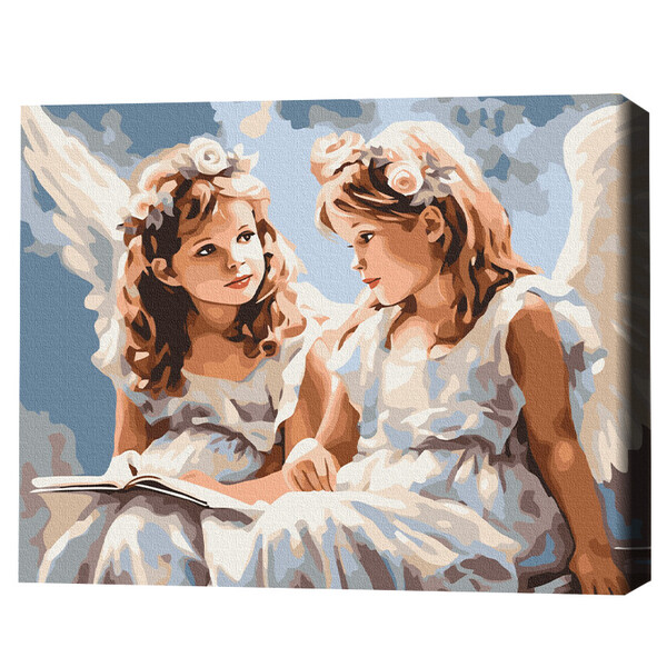 Cumpara  Creativitate/Logică - Pictură pe numere 40*50 cm (în cutie) – Înger..