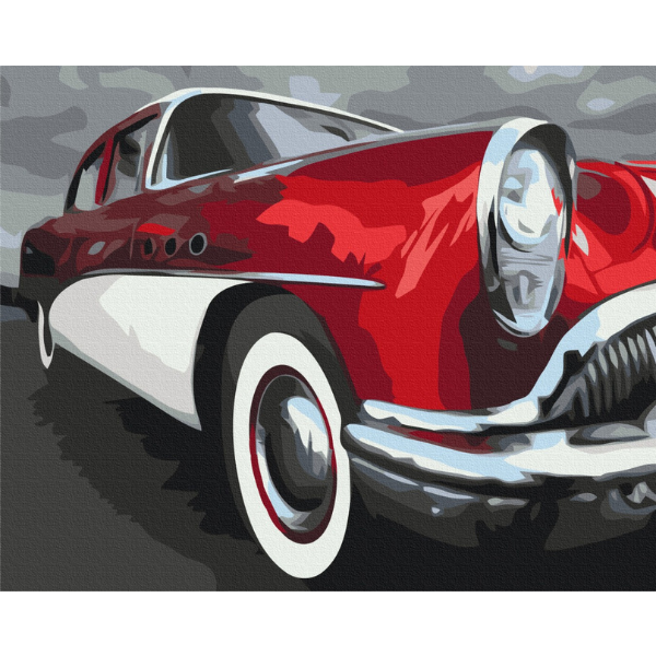 Pictură pe numere 40*50 cm (în cutie) – Viteză retro