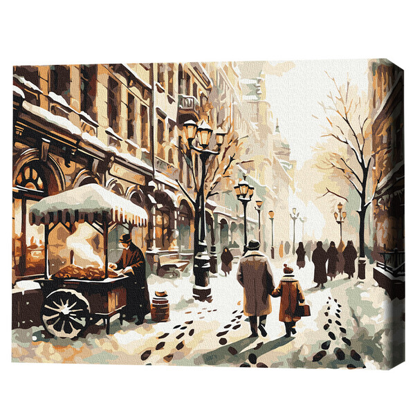 Cumpara  Picturi prin numere - Pictură pe numere 40*50 cm (în cutie) – Oraș ..