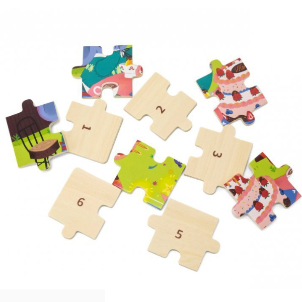 Puzzle din lemn „Aniversare”, 24 elem.