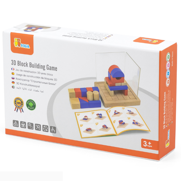 Constructor „Blocuri de construcție 3D”, 26 elem.