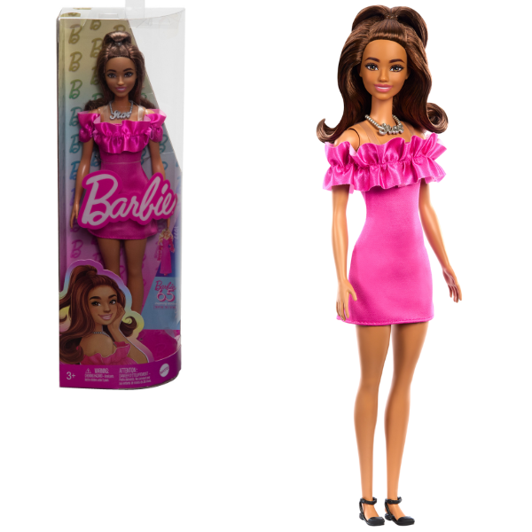Cumpara  Păpuși, case și cărucioare - Papușa Barbie „Fashionista cu părul ondulat ș..