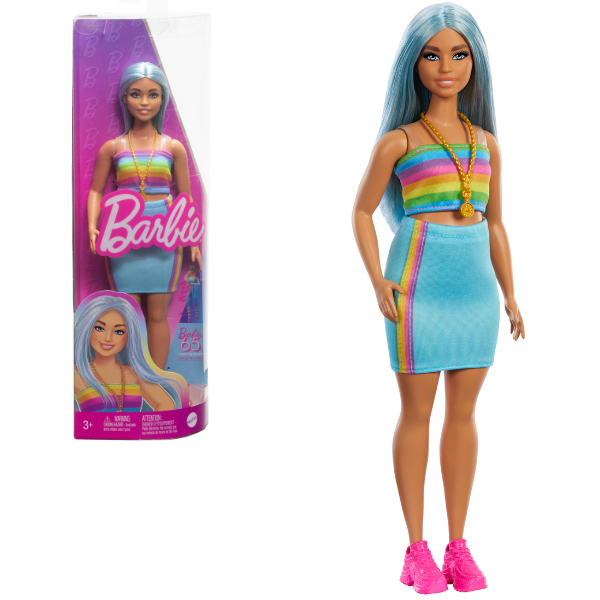 Cumpara  Păpuși, case și cărucioare - Papușa Barbie „Fashionista cu părul albastru,..