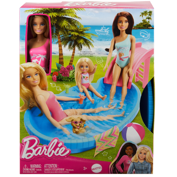Игровой набор Barbie "Отдых у бассейна"