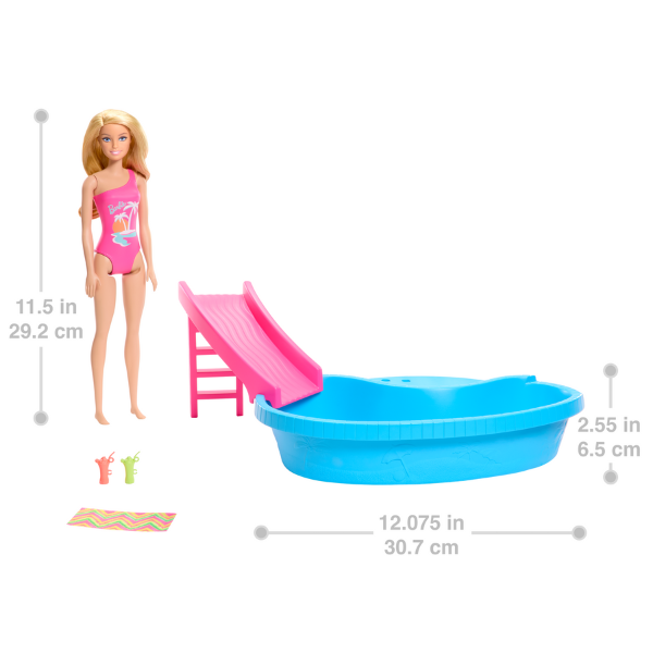 Игровой набор Barbie "Отдых у бассейна"