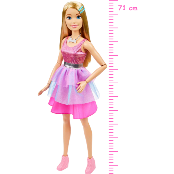 Păpușă Barbie mare, 71 cm..