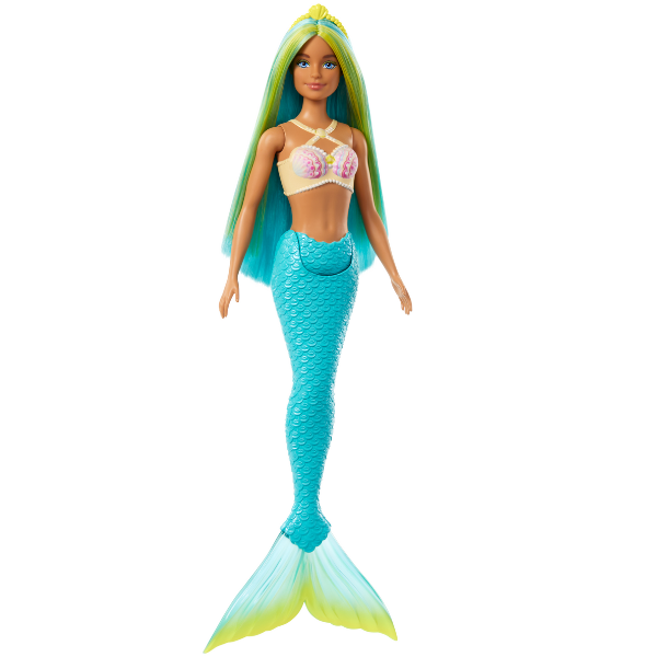 Papușa Barbie Dreamtopia „Sirena cu păr multicolor”, 4 modele