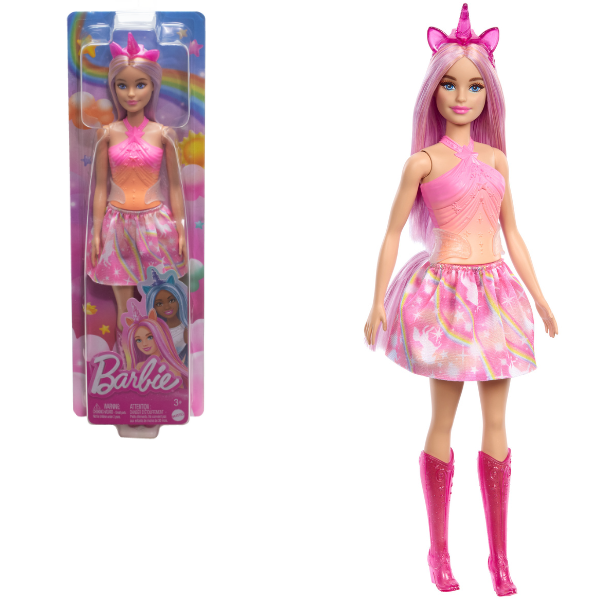 Cumpara  Păpuși, case și cărucioare - Papușa Barbie Dreamtopia Unicorn..