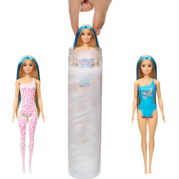 Кукла Barbie Color Reveal серия "Вдохновленные радугой", тематика 1960-х годов