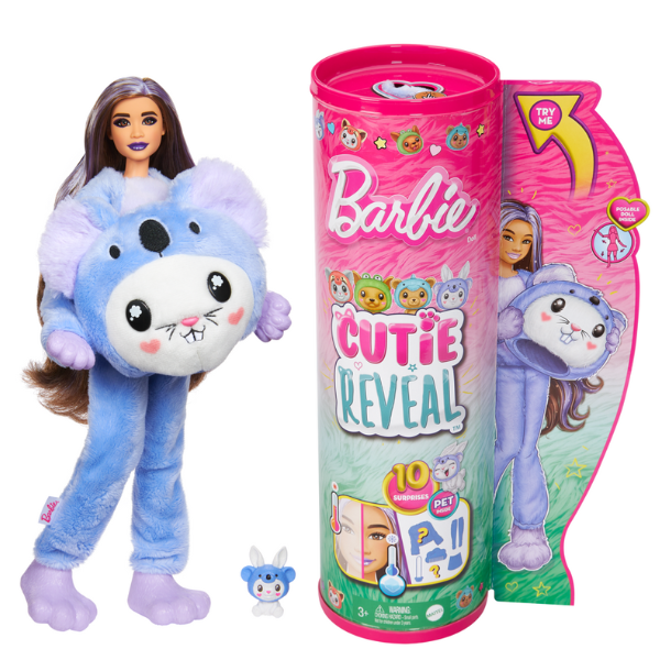 Кукла Barbie Cutie Reveal "Кролик в плюшем костюме в образе коалы"