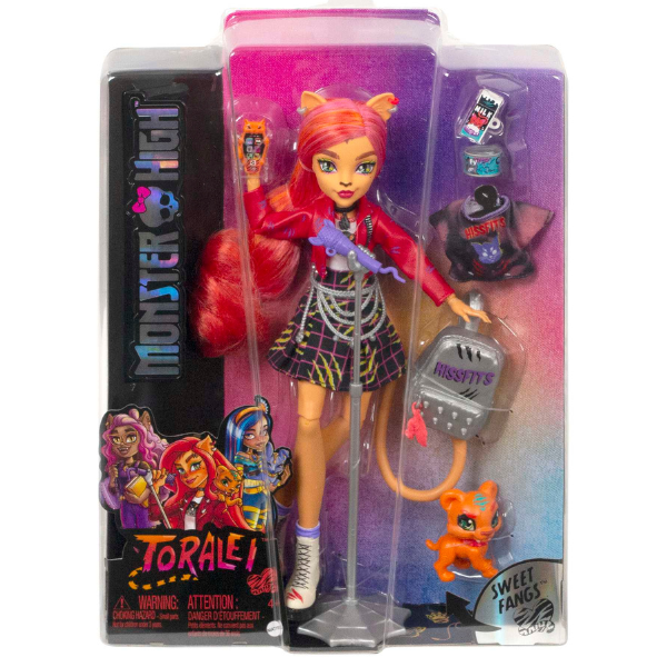 Игровой набор Monster High "Торалей Страйп и Свит Фангс", с аксессуарами