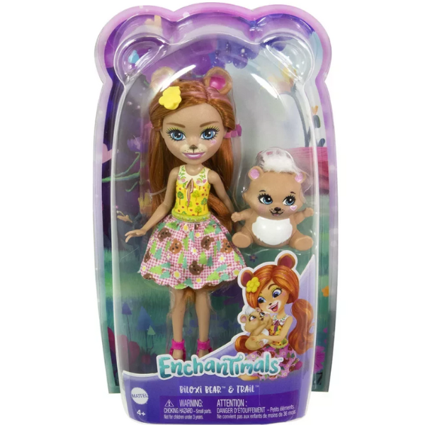 Кукла Enchantimals “Медвежонок Билокси и Трейл”