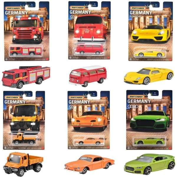 Hot Wheels „Autoturisme germane” Matchbox, în asortiment
