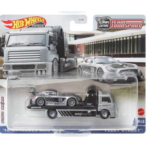 Hot Wheels Set de colecție din 2 automobile Premium Team Transport, în asortiment