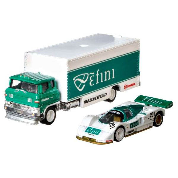 Hot Wheels Set de colecție din 2 automobile Premium Team Transport, în asortiment