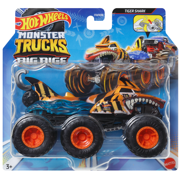 Hot Wheels Monster Truck 1:64 cu 6 roți, în asortiment