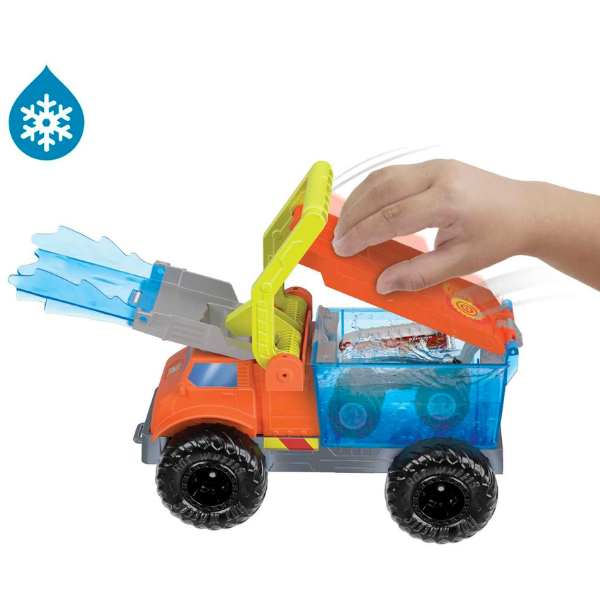 Hot Wheels Set de joc cu 5-Alarm Rescue seria „Monster Trucks  Color Shifters”