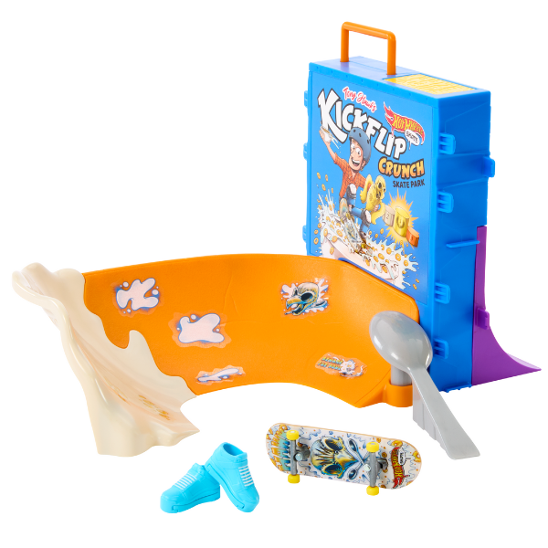 Hot Wheels Set de joc fingerboard Tony Hawk Cereal Skate Bowl