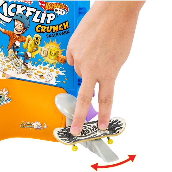 Hot Wheels Set de joc fingerboard Tony Hawk Cereal Skate Bowl
