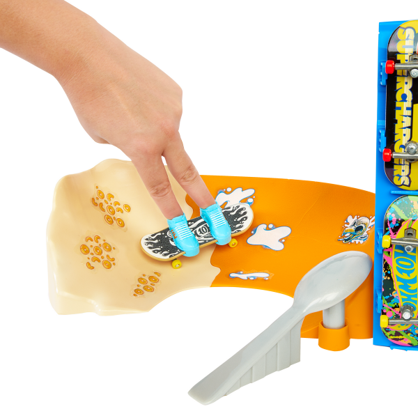 Hot Wheels Set de joc fingerboard Tony Hawk Cereal Skate Bowl