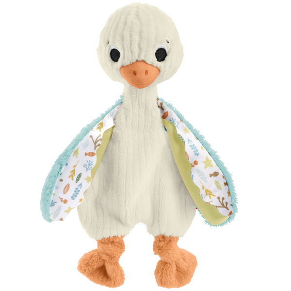 Fisher-Price Плюшевая игрушка "Гусь" со звенящими звуками для новорожденных