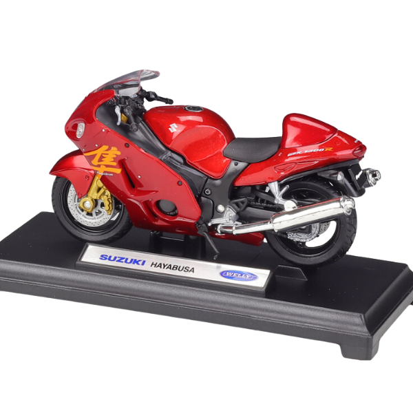 Motociclete metalice de colecție  1:18 Welly , 8 modele