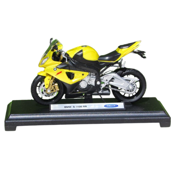 Motociclete metalice de colecție  1:18 Welly , 8 modele