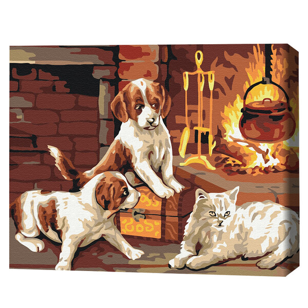 Cumpara  Picturi prin numere - Pictură pe numere 40*50 cm (în cutie) – Anima..
