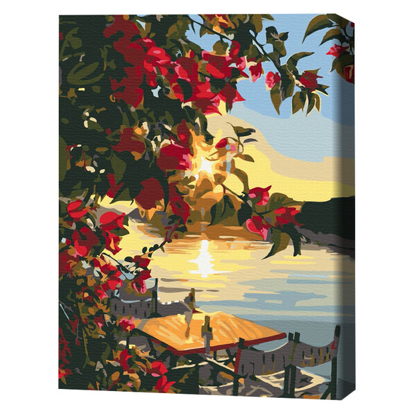 Cumpara  Picturi prin numere - Pictură pe numere 40*50 cm (în cutie) – Apus ..