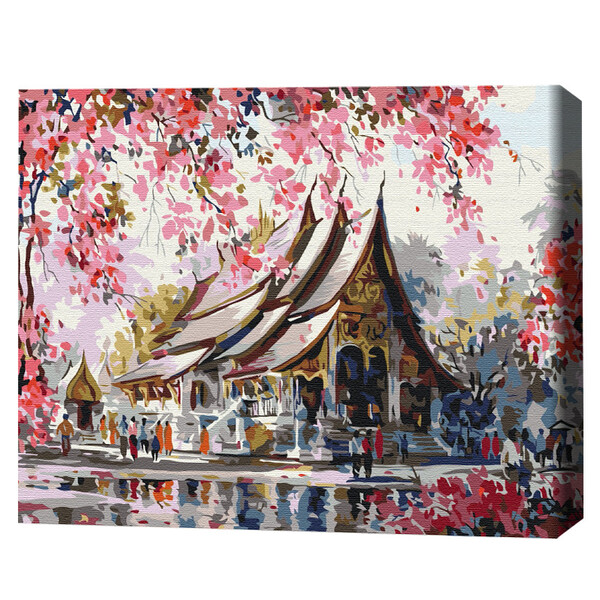 Cumpara  Picturi prin numere - Pictură pe numere 40*50 cm (în cutie) – Templ..