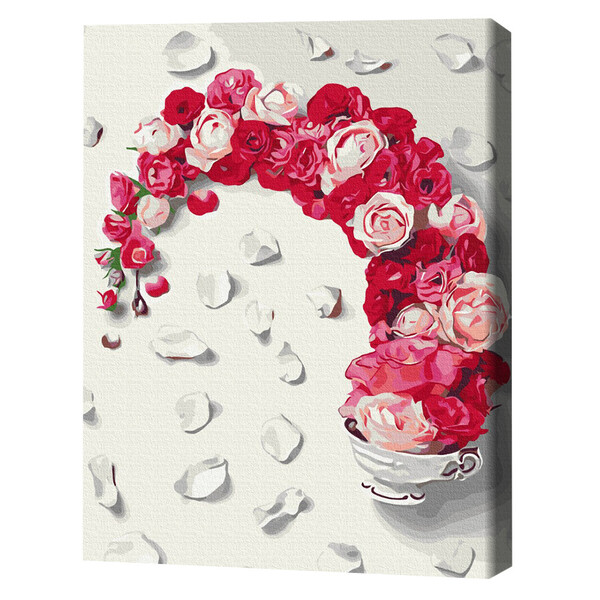 Cumpara  Picturi prin numere - Pictură pe numere 40*50 cm (în cutie) – Ceai ..